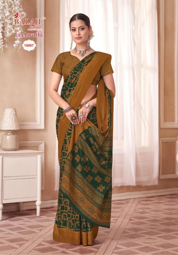 Balaji Leelavathi Vol-15 – Cotton Sarees